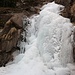 Wasserfall von Barbian im Winter