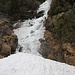 Wasserfall von Barbian im Winter
