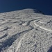 Alpspitz' Ostflanke mit noch gutem Pulverschnee