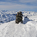 Gipfel Steinmann auf dem Isentällispitz 