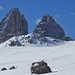 Drei Zinnen mit Hütte