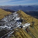Monte Lema : panoramica sull'Ostello, l'arrivo della funivia e sull'Osservatorio