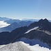 Blick von der Südlichen Malhamspitze auf das Malhamkees und den Quirl sowie Fernsicht bis in die Schobergruppe und die Lienzer Dolomiten