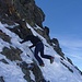 Steiler Fußanstieg zum Gipfel