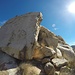 El Cajon Mountain Lunch Rock in south arrete