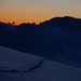 Skitour Helfenberg vom 5.2.2019:<br /><br />Skitourenidylle wärend der Morgendämmerung neim Aufstieg vom Oberen Hauenstein über das Tälchen „Helfenbergrüttenen“. Im Hintergrund im Morgenrot ist der Hügel Schwängiflüeli (979,1m).