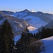 Skitour Helfenberg vom 5.2.2019:<br /><br />Sicht während der Abfahrt vom Helfenberg zur Hauensteinstrasse auf den Ruchen (1123m), einem der steilsten Gipfel vom Kanton Baselland. Man findet dort oben sogar ein Gipfelbuch!