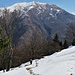 Neve poco al di sotto dell'Alpe Cangelli.