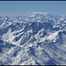Tag 3: Piz Palü und Piz Bernina. Nach 85km Luftlinie endet der Blick am Biancograt.