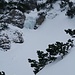 Danach noch 2 Meter vom Grat absteigen und hinein in den Eisschlauch.