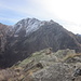 Panorama dallo sperone roccioso a destra dell'alpe.