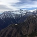 Vorne Alpe Cavallo, hinten Pizzo del Ton und am Horizont Monte Rosa
