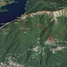 Monte San Primo, anello da Veleso: traccia.