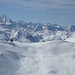 Blick zu westlich gelegenen Zillertaler Bergen