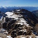 Blick zurück über den Südwestgrat, ganz hinten rechts ist der Mont Blanc 4808m zu sehen