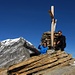 Gipfelfoto Ferdenrothorn 3180m mit Cyrill und mir
