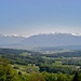 Aussicht vom Faltigberg auf die Glarner Alpen.<br />Im Himmel ganz schwach zu sehen ist auch das [http://www.hikr.org/post23227.html Hikr-Ufo], welches mich auf der ganzen Tour begleitet hat.