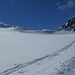 Der Übergang für eine Skitour zur Wildspitze, das Mitttelbergjoch. Heute jedoch war auf die Wildspitze noch keine Spur zu sehen.
