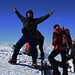 Gipfelfreude auf dem Grand Combin de Grefeneire (4314m) 
