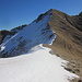 La ripida rampa erbosa, ormai sul finale, verso il Monte Crotta 1965 mt.