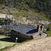 934 Kapelle Sankt Romà, hinter Strommasten: historisches Radio Andorra 
