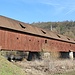 Radošov, gedeckte Holzbrücke über die Eger