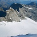 Nachgereichtes Foto: Aussicht vom Grat (oberhalb Schneefeld) über dem Limmerenfirn auf den Hinter Schiben (3084m)  und Hinter Selbsanft (3029m).