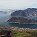 Stupenda vista sul Lago d'Iseo dalla cima
