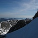 Aufstieg zur Kreuzspitze, Blick auf den Grat zum Kuchelbergkopf