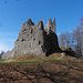 Die Ruine der Burg von Montsalvens kann man auch von innen besichtigen