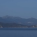 In vista le belle montagne dell`Elba