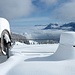 Die Alpsaison beginnt dieses Jahr mit Schneeschaufeln.