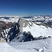 Prächtiger Gipfelblick zu Neuerspitze, Dreischusterspitze und Hoher Geisel