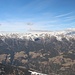 Blick nach Norden zu den Ötztaler Alpen