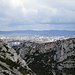 Blick vom Col de Sormiou auf Marseille