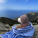Brotzeit auf dem Monte Orlano / Merenda sul Monte Orlano<br />All`orizzonte la Corsica.