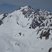 Schesaplana im Zoom; links davor der Skitourenberg Zaluandakopf