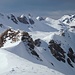 Hinter dem Grat, der zum Großen Zerneu führt, kann man Skitourengelände sehen. Am 15.01.20 werde ich eine Skitour auf den Zaluandakopf machen.