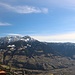 Blick von der Bergstation hinüber zu den Sarntaler Alpen