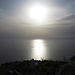 Vista al mare e alla Corsica. Il tempo cambierà, il sole non è chiaro.<br /><br />Blick auf`s Meer und nach Corsica. Das Wetter ändert sich, die Sonne ist nicht klar.