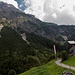 Von der Hinteren Gemstelboden-Alpe bietet sich ein wunderschöner Rückblick auf das von hier wild erscheinende Geishorn.