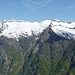 die Bergkette oberhalb der Alpe Ribia