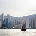 Der weltbekannte Blick von Kowloon auf Hongkong-Island. Hier kann man sich für HK$2.70 (ca. €0.30) mit den altehrwürdigen Star Ferries übersetzen lassen.