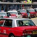 Taxis in HK.
