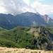 Blick zum Monte Tambura, dahinter der Pisanino (höchster Berg der Apuanischen Alpen)
