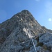 13 Der Gipfel rückt näher. Fester Fels, eine klasse Kletterführe im SG III.