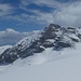 der Aufstieg erfolgte hinter dem Gjaidsteinmassiv, das es zu umrunden galt. Gebietskenner fahren auch unterhalb des Gjaidsteins zu den Eisseen ab. Sehr schöne Hänge, wie ein späteres Foto zeigt.