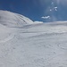 Von der Talstation des Skiliftes an der Bieler Höhe steige ich diesen Hang zum Ostufer des Silvretta Stausees auf.