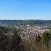 Blick vom Riesberg-Aussichtsturm auf die Stadt Murrhardt