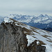 der höchste Punkt vom Widderfeld vor herrlichem Alpenpanorama